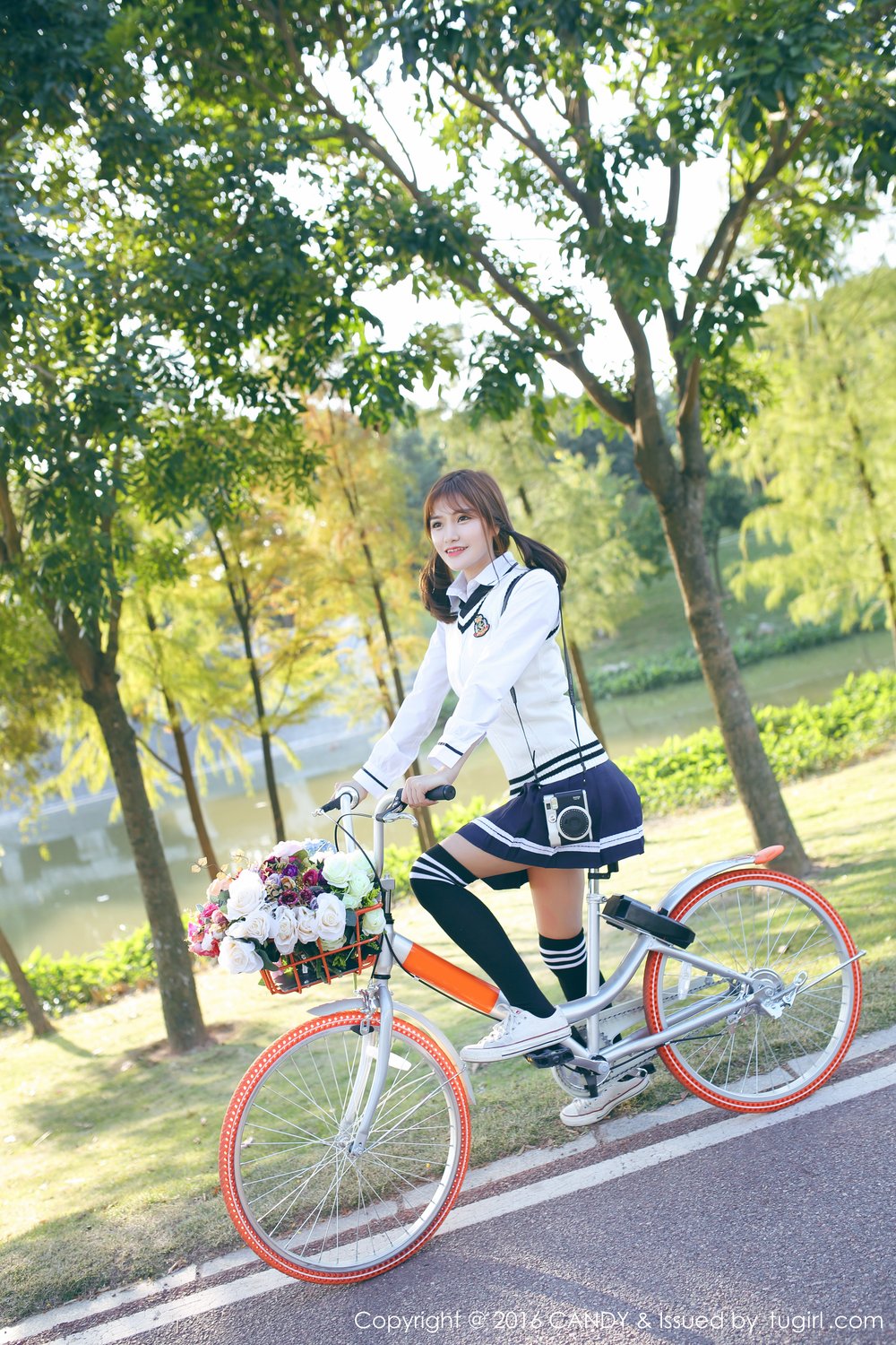 清纯女神清新唯美校园写真